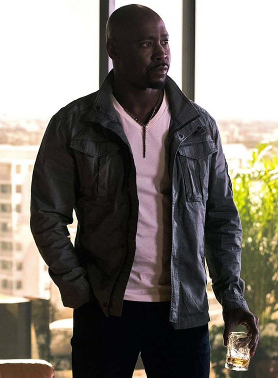 Harpoon Amenadiel Inspired Grey Cotton Jacket - Lucifer S02 Style