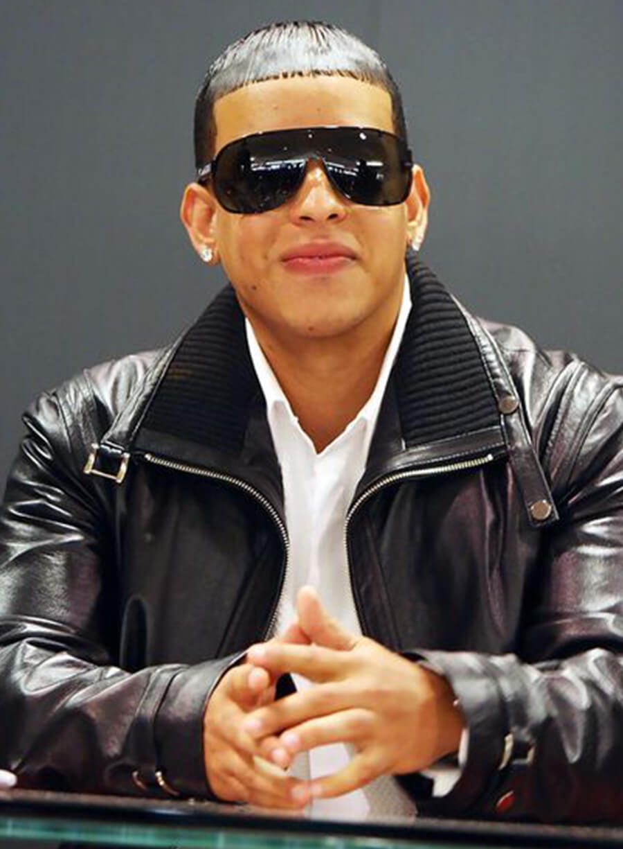 Harpoon Daddy Yankee Inspired Black Real Leather Leather Jacket