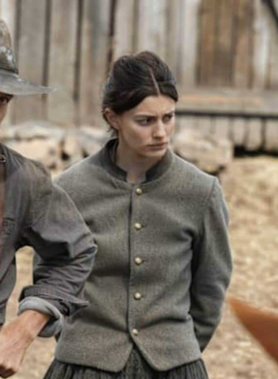 Harpoon Diana Silvers Inspired Grey Wool Jacket - The Abandons 2025 Style