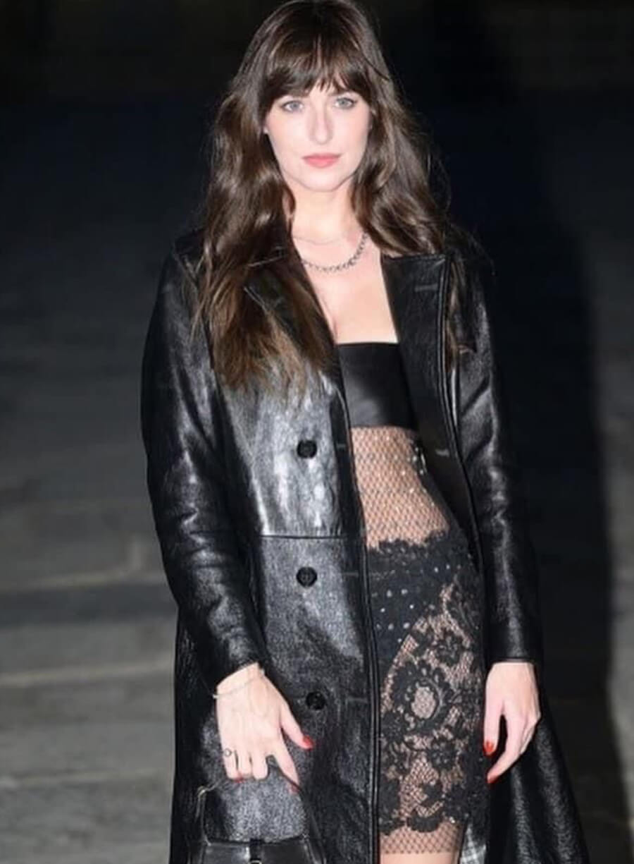 Harpoon Dakota Johnson Inspired Black Coat
