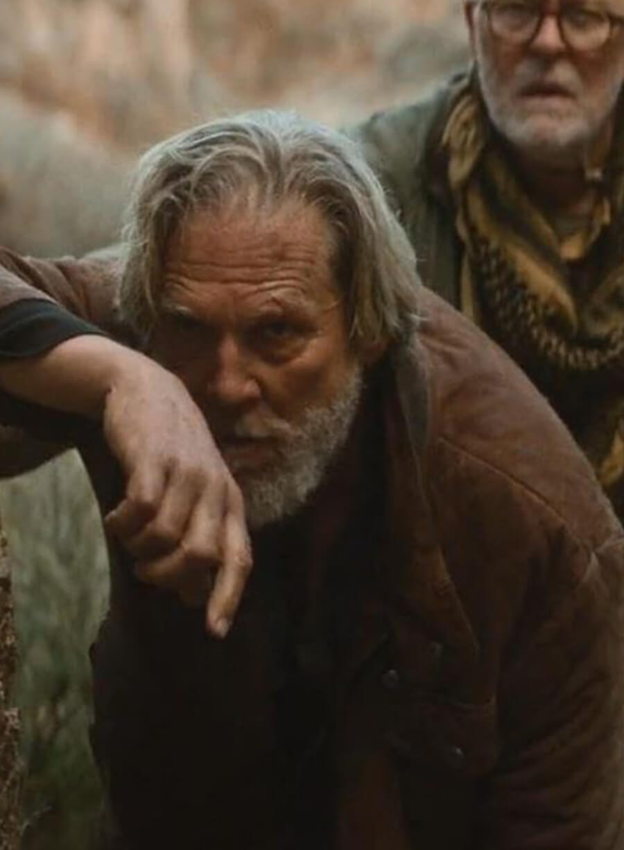 Harpoon Jeff Bridges Inspired Brown Cotton Jacket - The Old Man Tv Series Style