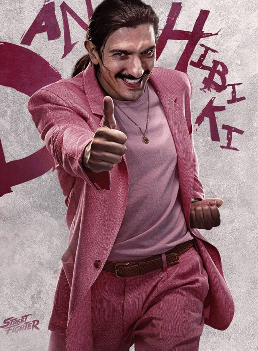 Harpoon Dan Habiki Inspired Pink Wool Jacket - Street Fighter 2026 Style