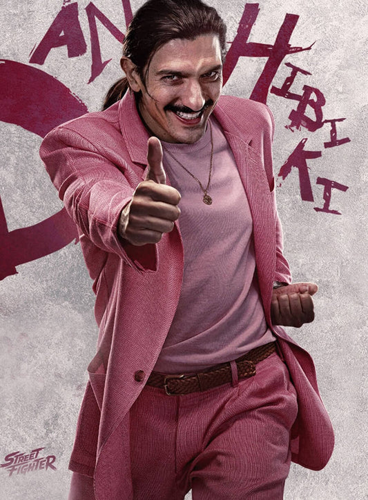 Harpoon Dan Habiki Inspired Pink Wool Jacket - Street Fighter 2026 Style