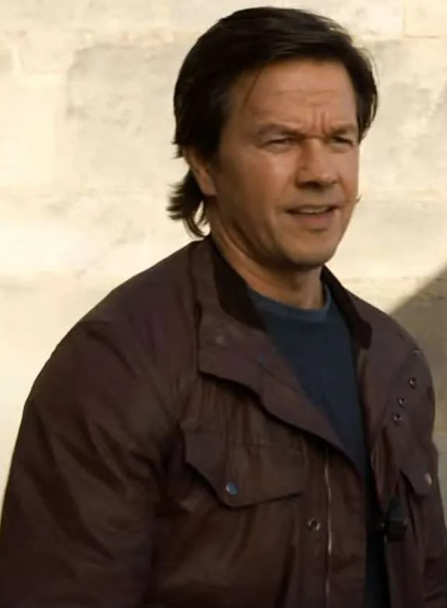 Harpoon Dan Morgan Inspired Brown Leather Jacket - The Family Plan 2 Style