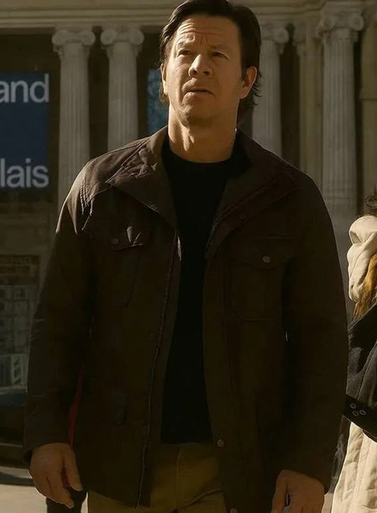 Harpoon Dan Morgan Inspired Brown Leather Jacket - The Family Plan 2 Style
