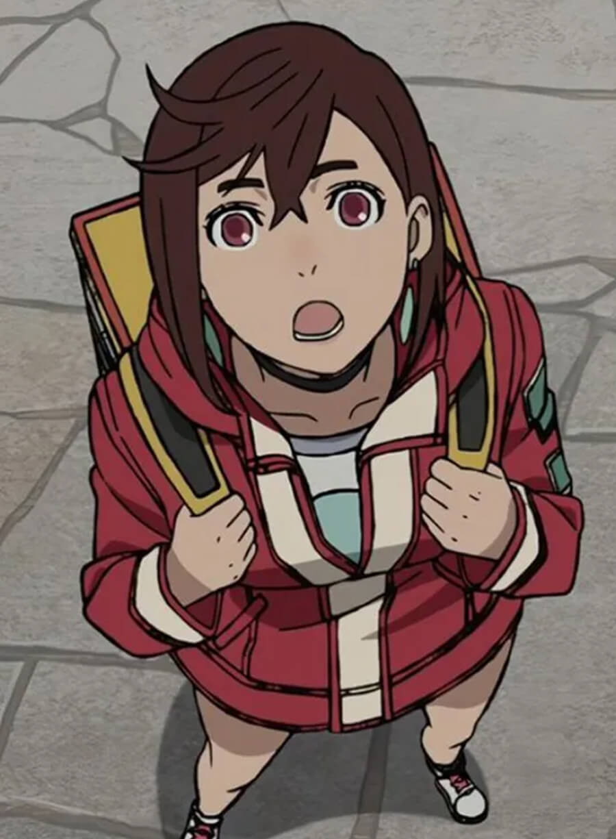 Harpoon Momo Ayase Inspired Red Cotton Fabric Cotton Jacket - Dandadan Style