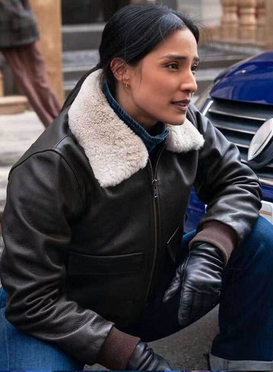 Harpoon Dani Rhodes Inspired Brown Real Leather Leather Jacket - FBI S07 Tv Series Style