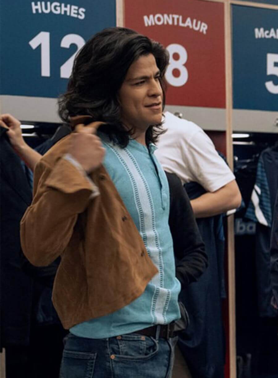Harpoon Dani Rojas Inspired Brown Leather Jacket - Ted Lasso Style