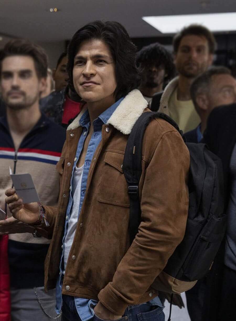 Harpoon Dani Rojas Inspired Brown Leather Jacket - Ted Lasso Style
