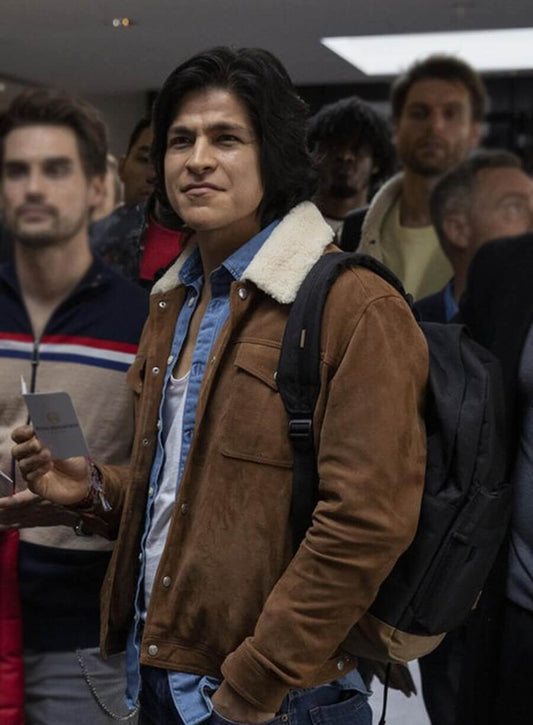 Harpoon Dani Rojas Inspired Brown Leather Jacket - Ted Lasso Style