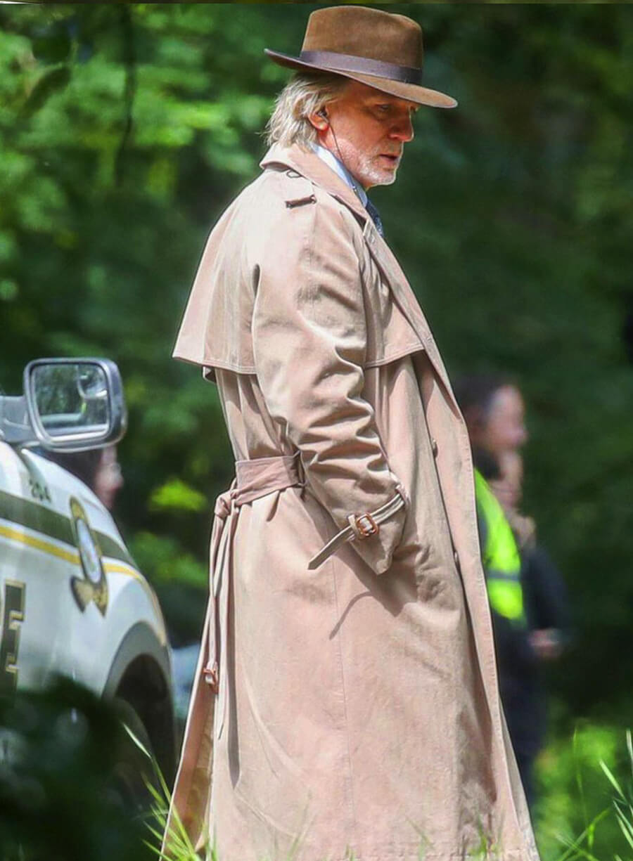 Harpoon Daniel Craig Inspired Beige Coat - Wake Up Dead Man 2025 Style