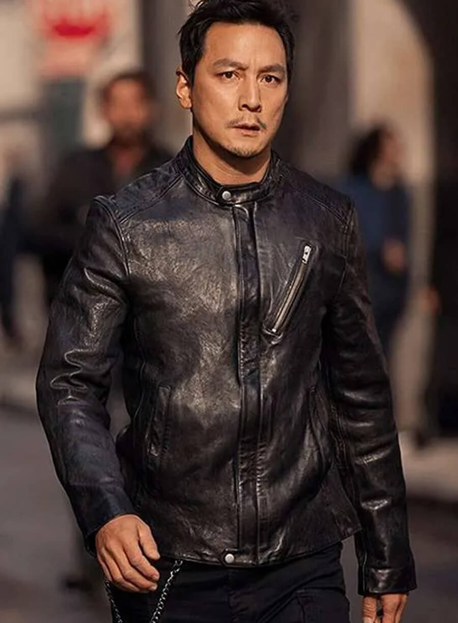 Harpoon jay Inspired Black Leather Jacket - Westworld Tv Series Style