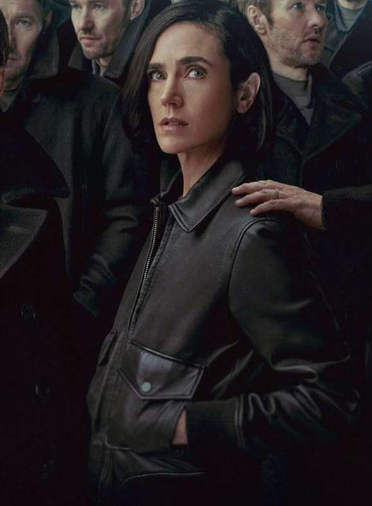 Harpoon Daniela Inspired Black Real Leather Leather Jacket - Dark Matter 2024 Style
