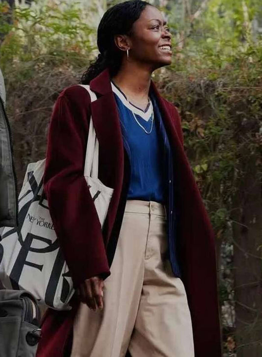 Harpoon Dylan Shepard Inspired Maroon Coat - Rooster 2026 Style