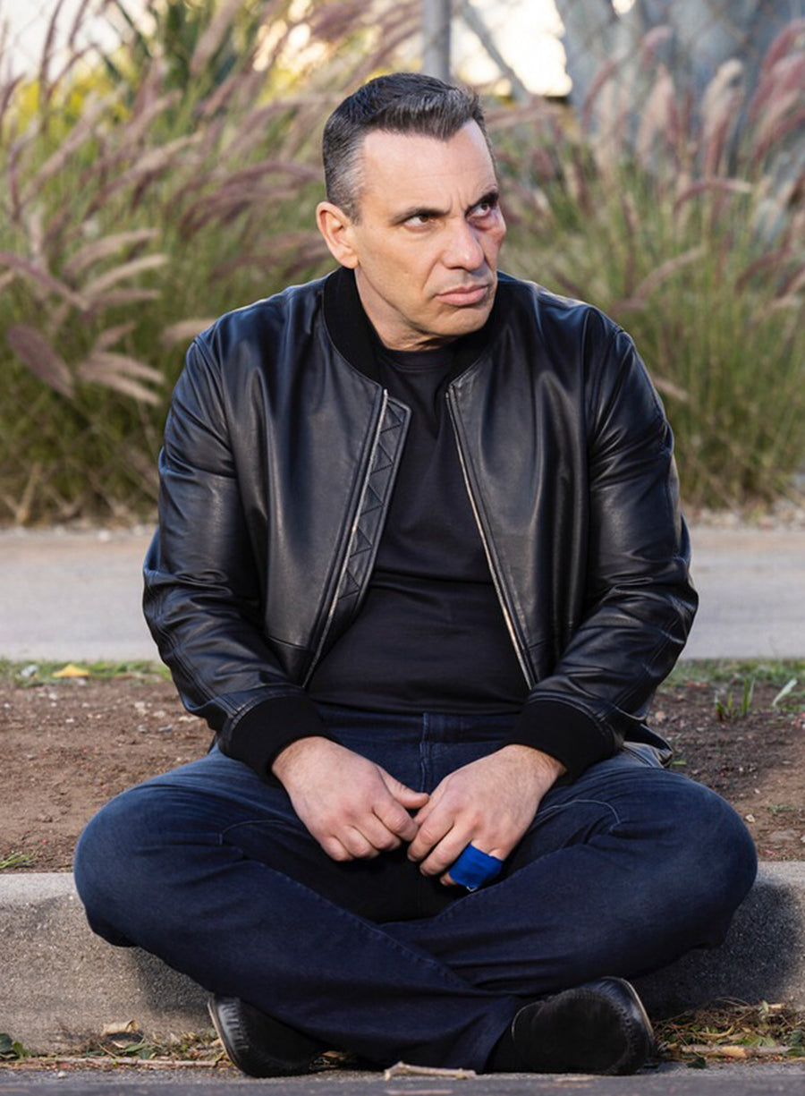 Harpoon Danny Inspired Black Bomber Jacket - Bookie Tv Series Style