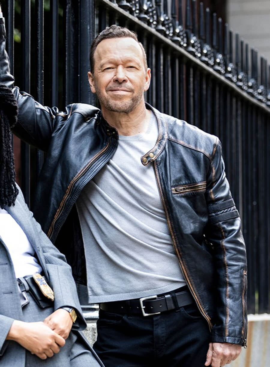 Harpoon Danny Reagan Inspired Black Leather Jacket - Boston Blue 2025 Style