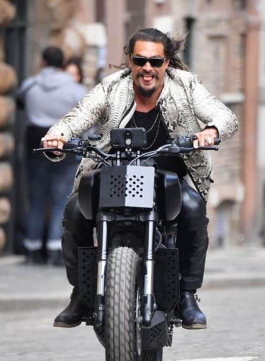 Harpoon Dante Reyes Inspired White Leather Jacket - Fast X Style