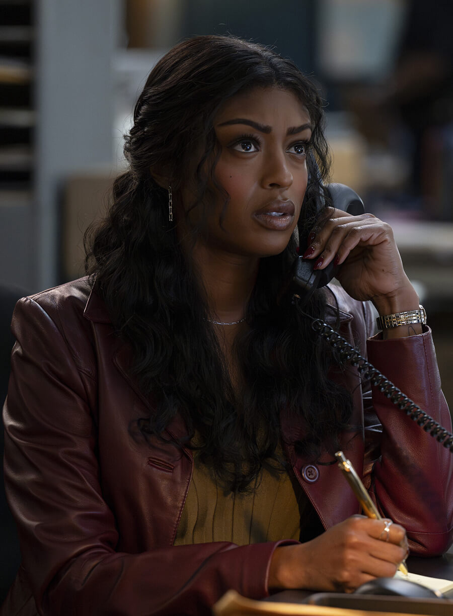 Harpoon Daphne Forrester Inspired Burgundy Leather Jacket - High Potential Style