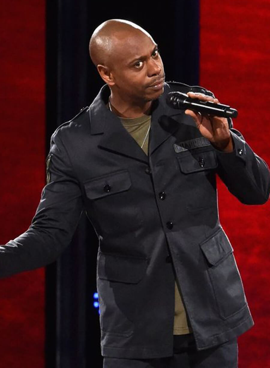 Harpoon Dave Chappelle Inspired Black Cotton Jacket