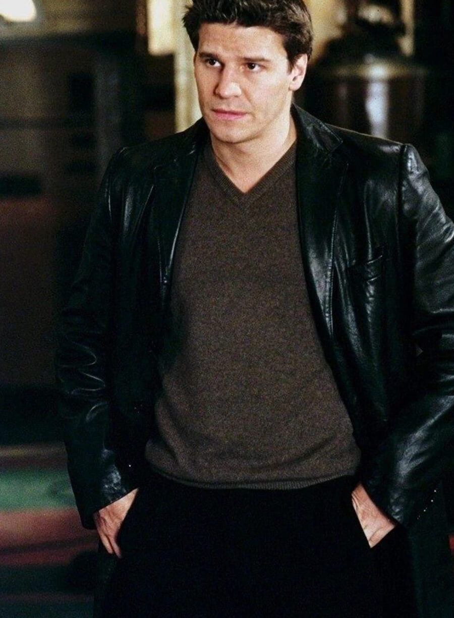 Harpoon Angel Inspired Black Real Leather Coat