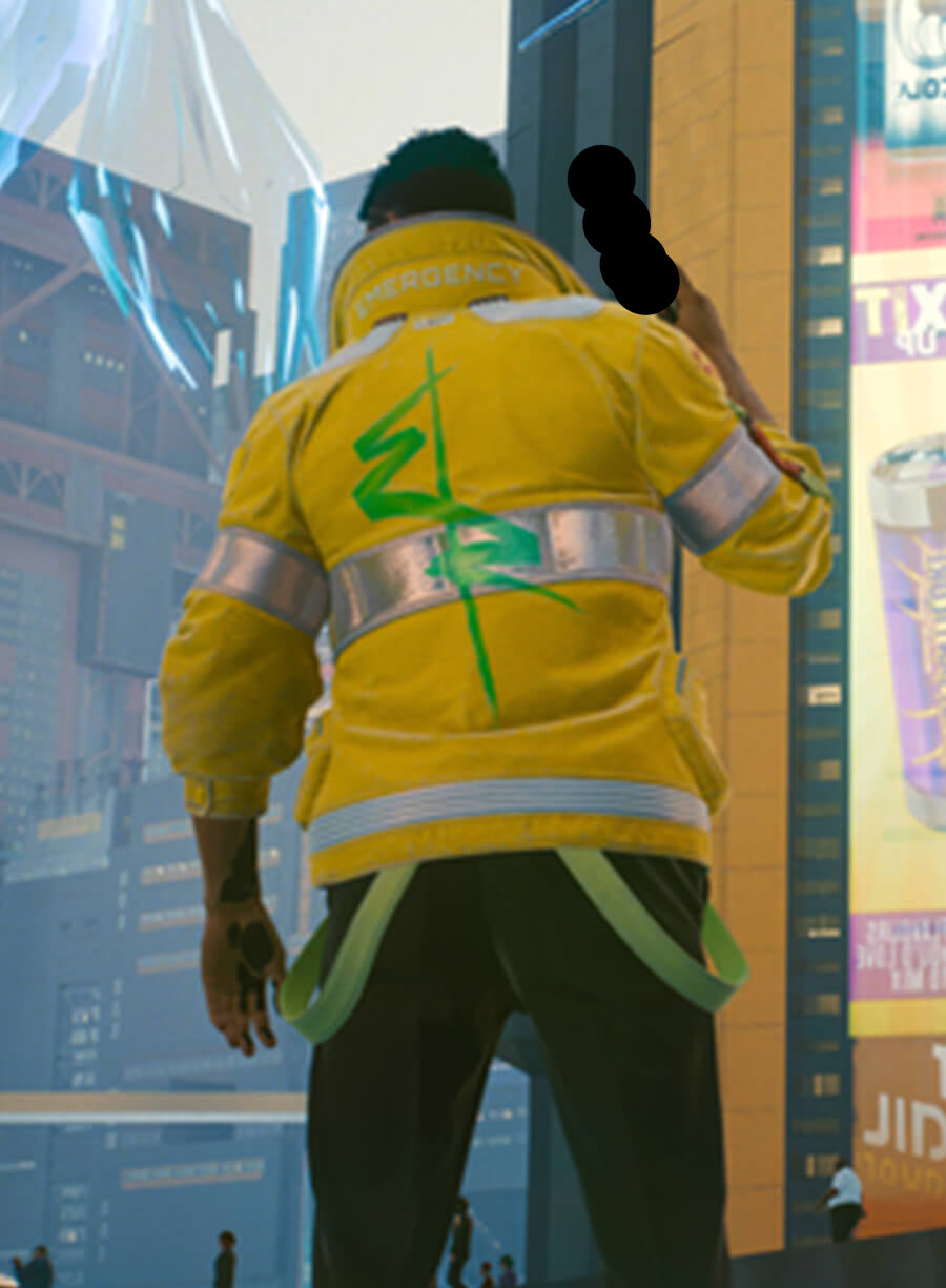 Harpoon David Martinez Cyberpunk Yellow Inspired Yellow Leather Jacket - Cyberpunk 2077 Style