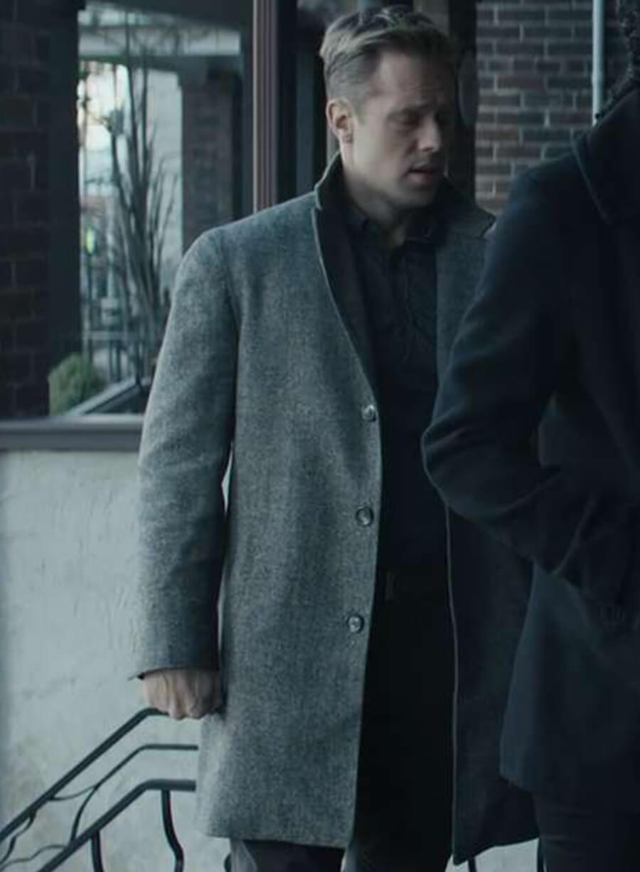 Harpoon David O'Donnell Inspired Grey Coat - Reacher Style