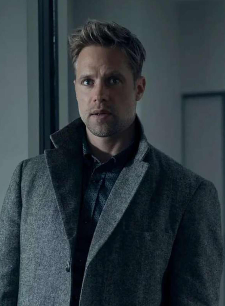 Harpoon David O'Donnell Inspired Grey Coat - Reacher Style