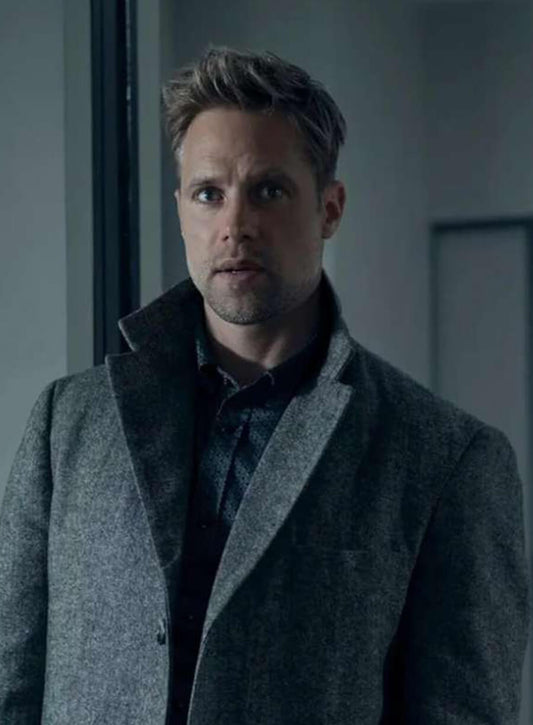 Harpoon David O'Donnell Inspired Grey Coat - Reacher Style