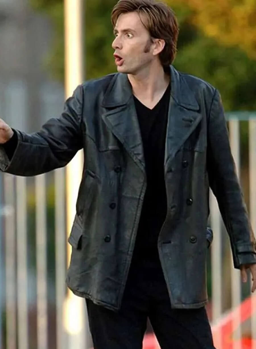 Harpoon The Doctor Inspired Black Coat - Doctor Who TV Series Style