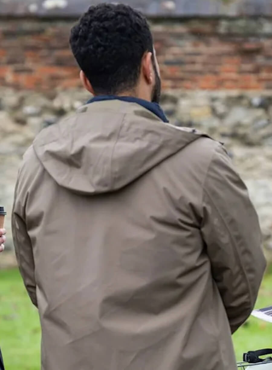 Harpoon DC Ben Lawford Inspired Grey Hooded Jacket - Code Of Silence Style