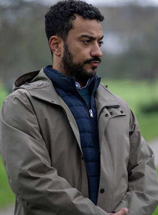 Harpoon DC Ben Lawford Inspired Grey Hooded Jacket - Code Of Silence Style