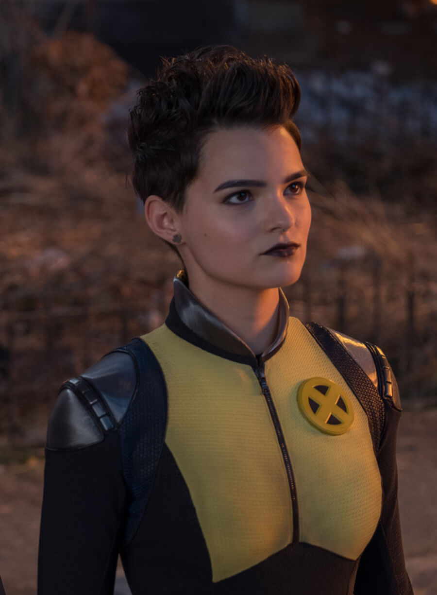 Harpoon Negasonic Teenage Inspired Yellow & Black Leather Jacket - Deadpool 2 Style
