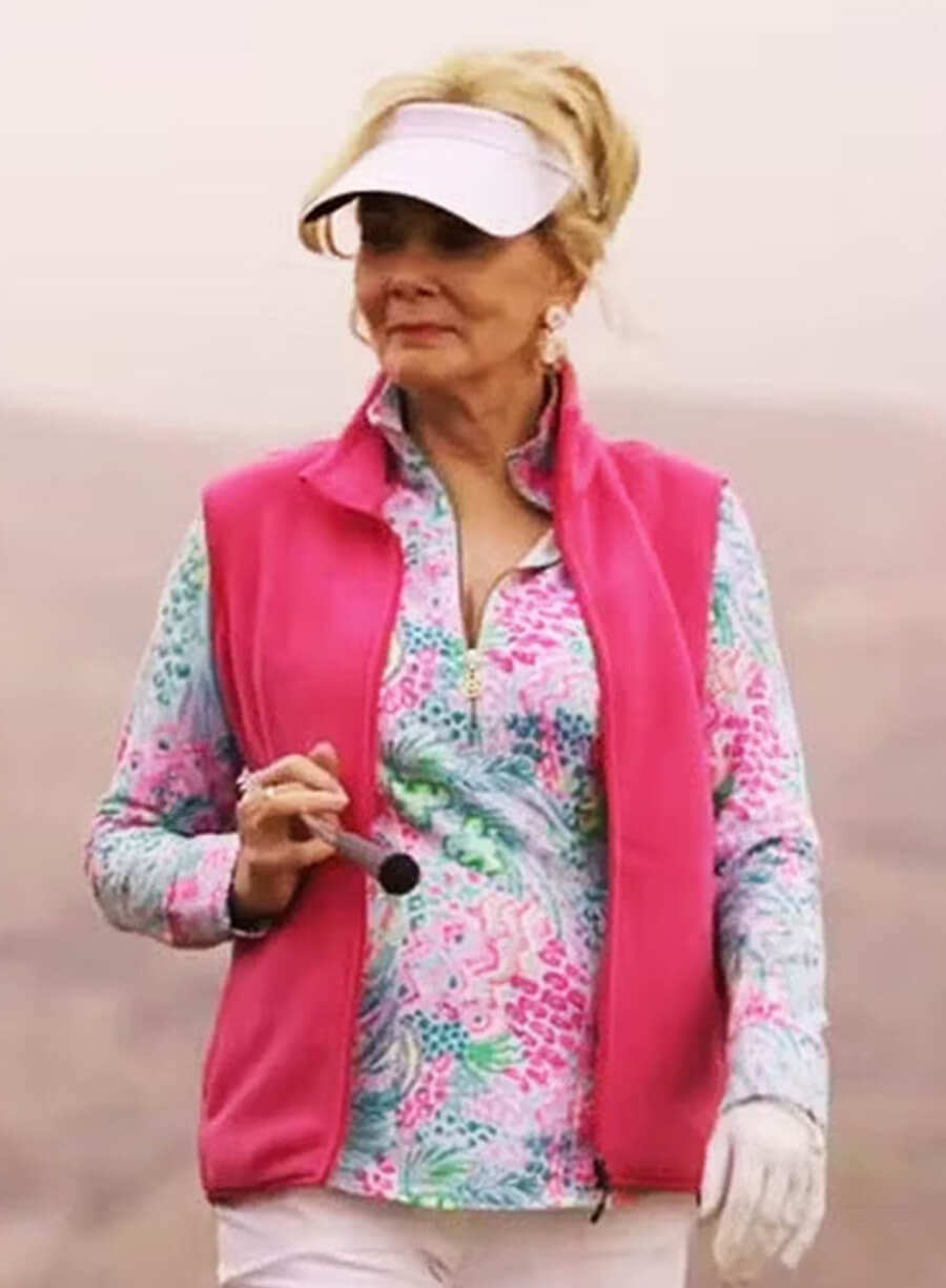 Harpoon DJ Vance Inspired Pink Leather Jacket - Hacks Tv Series Style