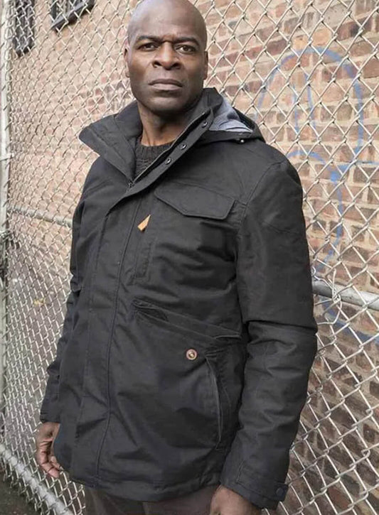 Harpoon Dembe Zuma Inspired Black Hooded Jacket - The Blacklist Style