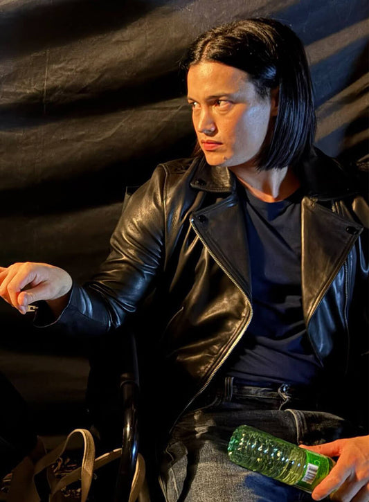 Harpoon Derek Luh Inspired Black Biker Jacket - Gen V S02 Style