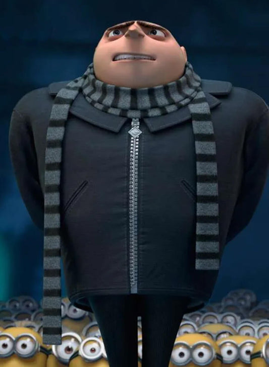 Harpoon Gru Inspired Black Costume Jacket - Despicable Me Style