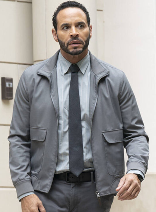 Harpoon Detective Karadec Inspired Grey Bomber Jacket - High Potential Style