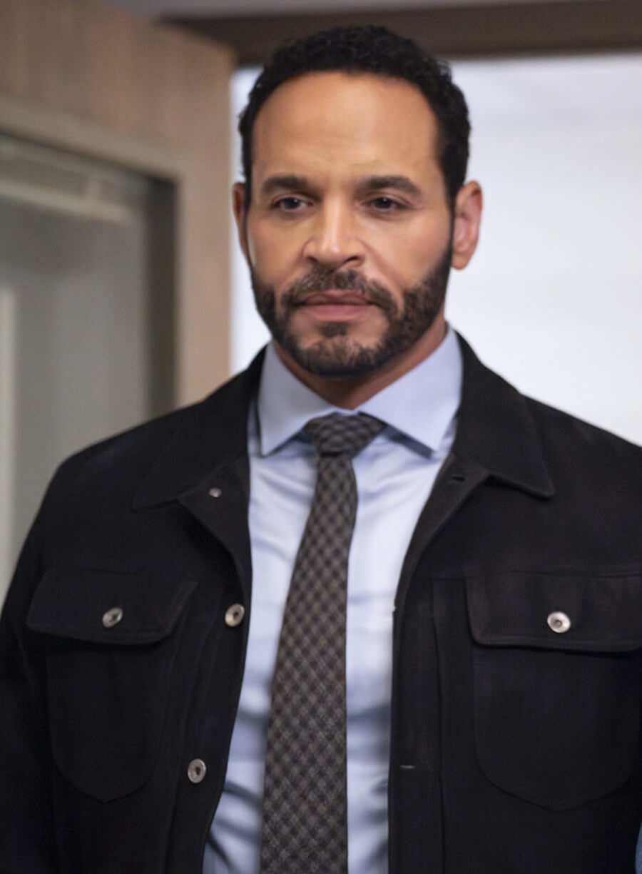 Harpoon Detective Karadec Inspired Black Leather Jacket - High Potential Style