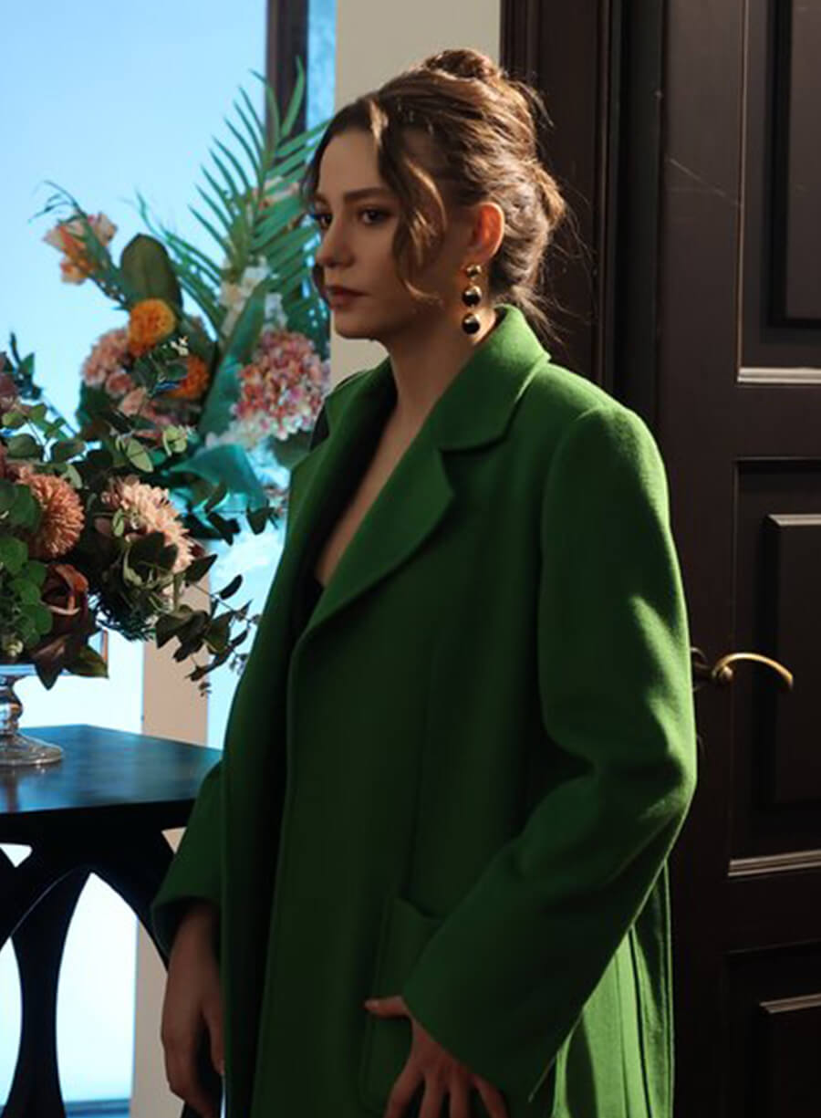 Harpoon Devin Akin Inspired Green Coat - The Family S01 Style