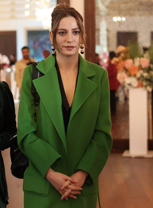 Harpoon Devin Akin Inspired Green Coat - The Family S01 Style