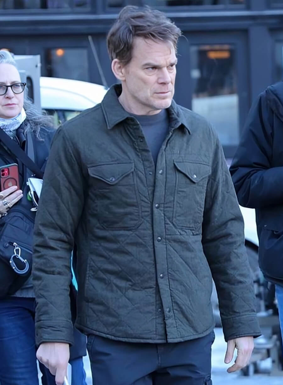 Harpoon Dexter Morgan Inspired Grey Leather Jacket - Dexter Resurrection Style