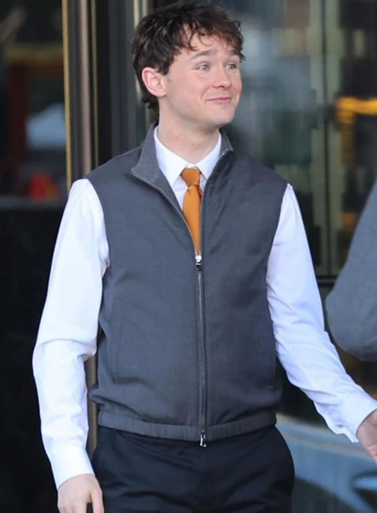 Harpoon Harrison Morgan Inspired Grey Leather Jacket - Dexter Resurrection S01 Style