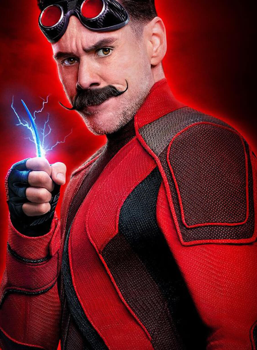 Harpoon Doctor Eggman Inspired Red Coat - Sonic the Hedgehog Style