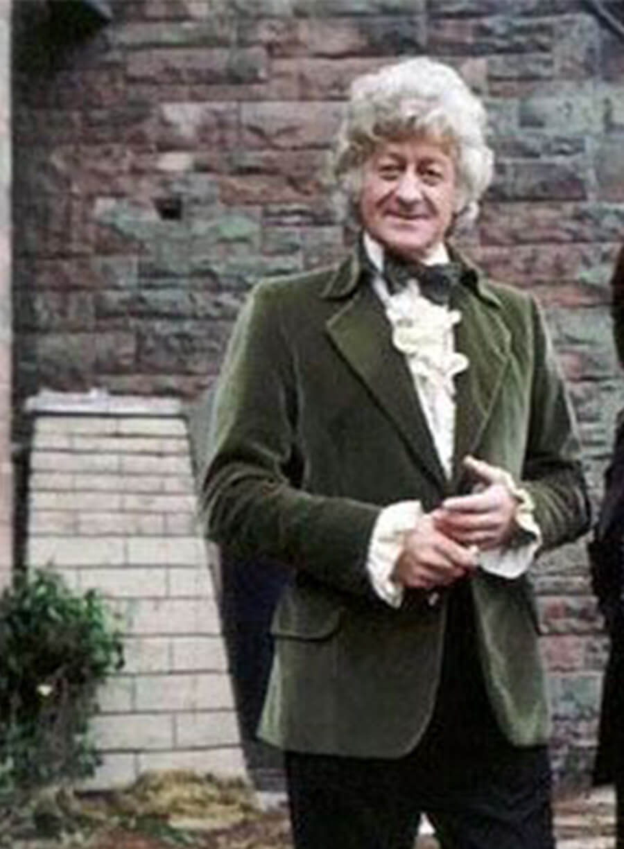 Doctor Who Jon Pertwee Third Doctor Green Velvet Blazer