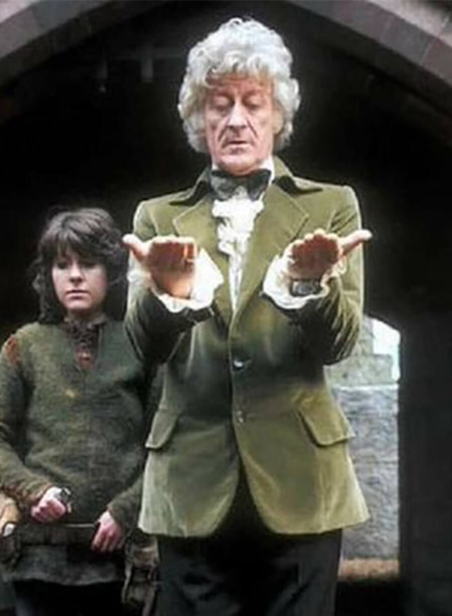 Doctor Who Jon Pertwee Third Doctor Green Velvet Blazer