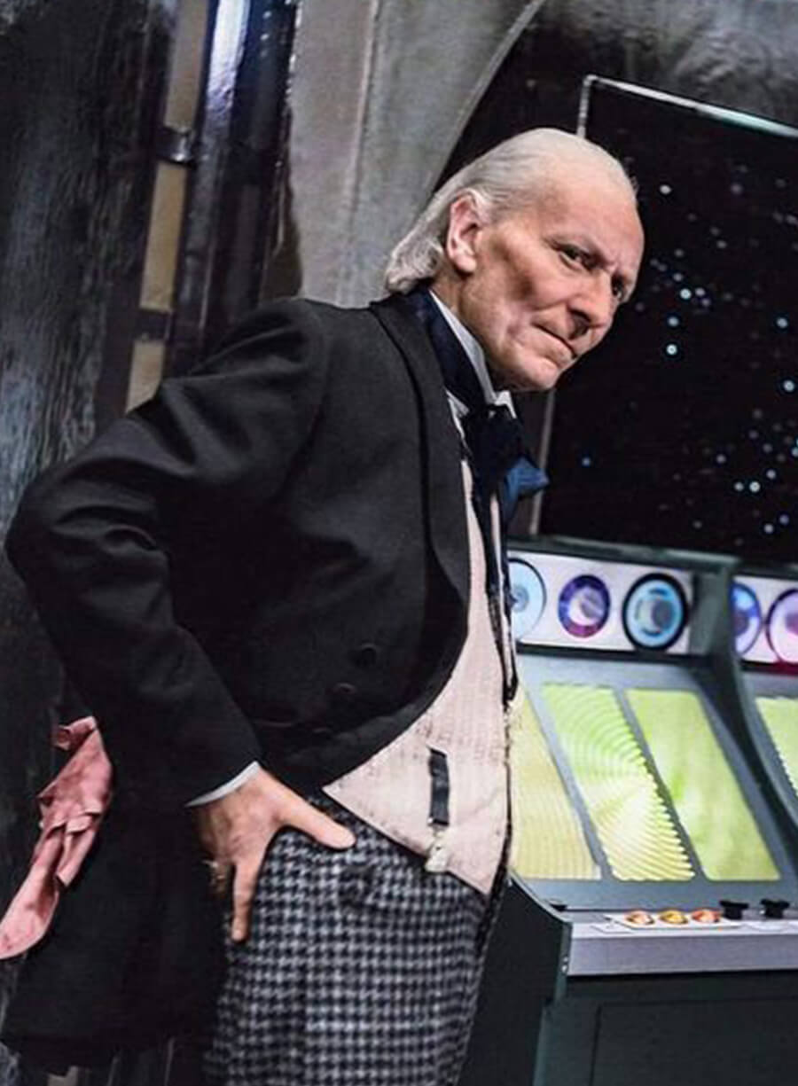 Doctor Who William Hartnell The Doctor Black Coat