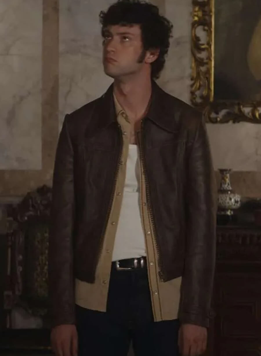 Harpoon Bosco Inspired Brown Real Leather Leather Jacket - Now You See Me Now You Don't Style