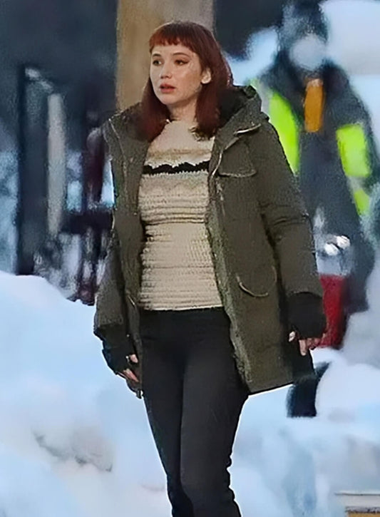 Harpoon Kate Dibiasky Inspired Green Hooded Jacket - Don't Look Up Style