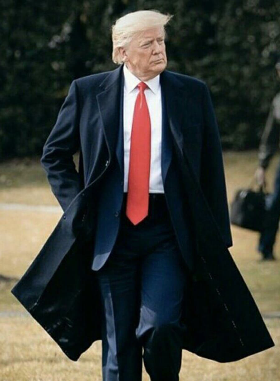 Harpoon Donald Trump Inspired Black Coat