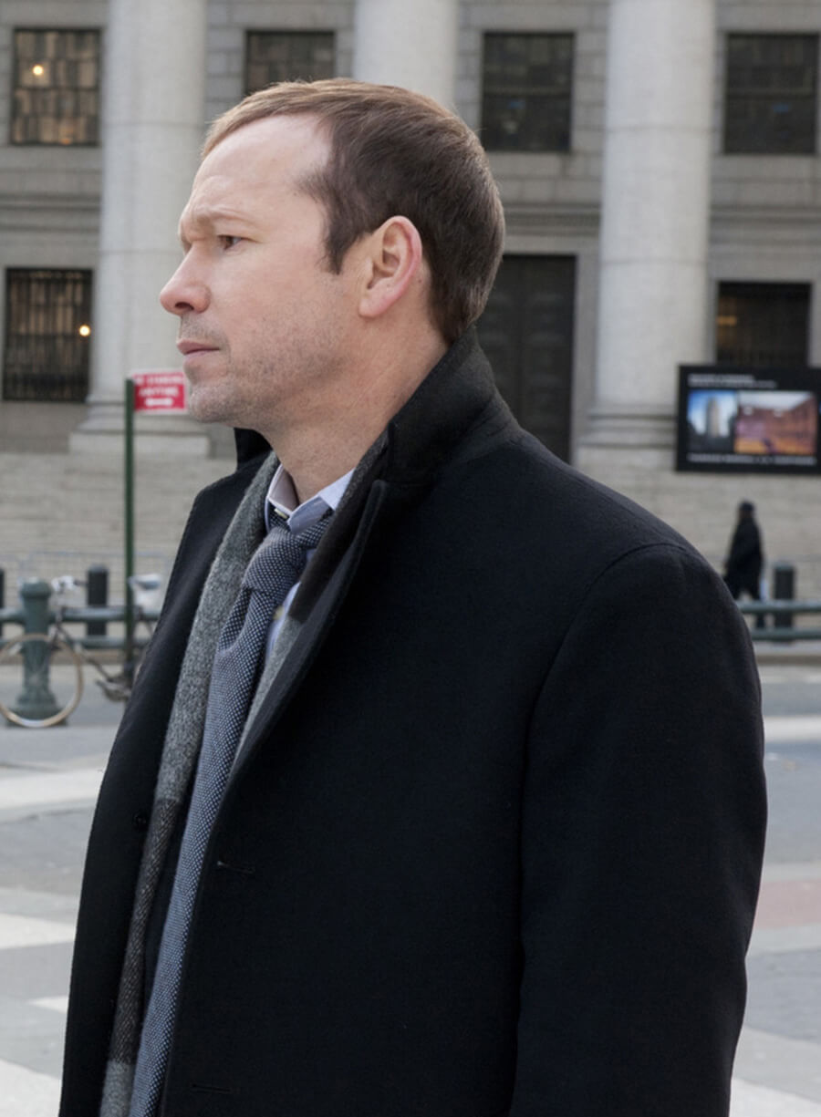 Harpoon Danny Reagan Inspired Black Coat - Blue Bloods Style